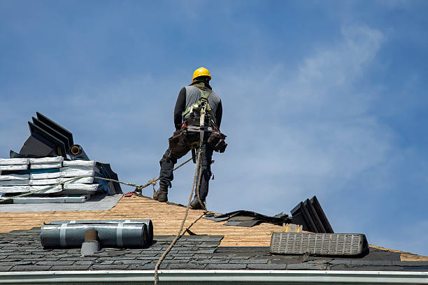 Professional Storm Damage Roof Repair technician working in Springfield, MA